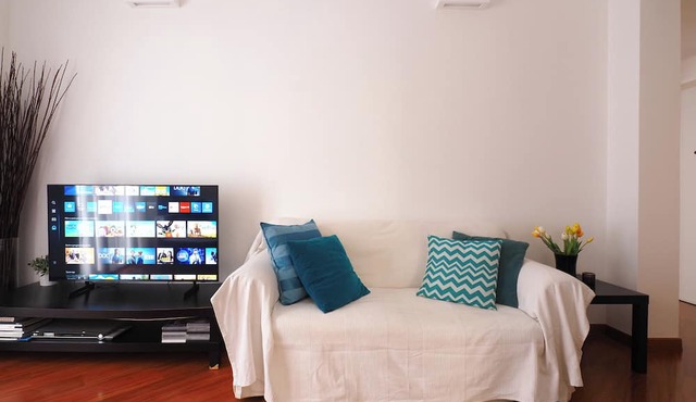 Modern equipped apartment with air conditioning quiet area near the city center